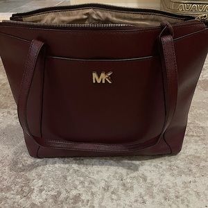 Burgundy/ maroon Michael Kors handbag